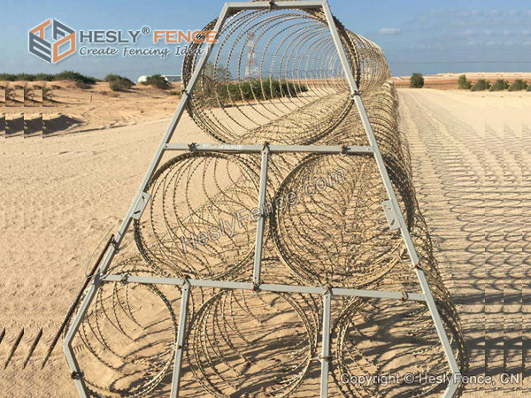 China Rapide Deployment Razor Barrier Hesly Fence